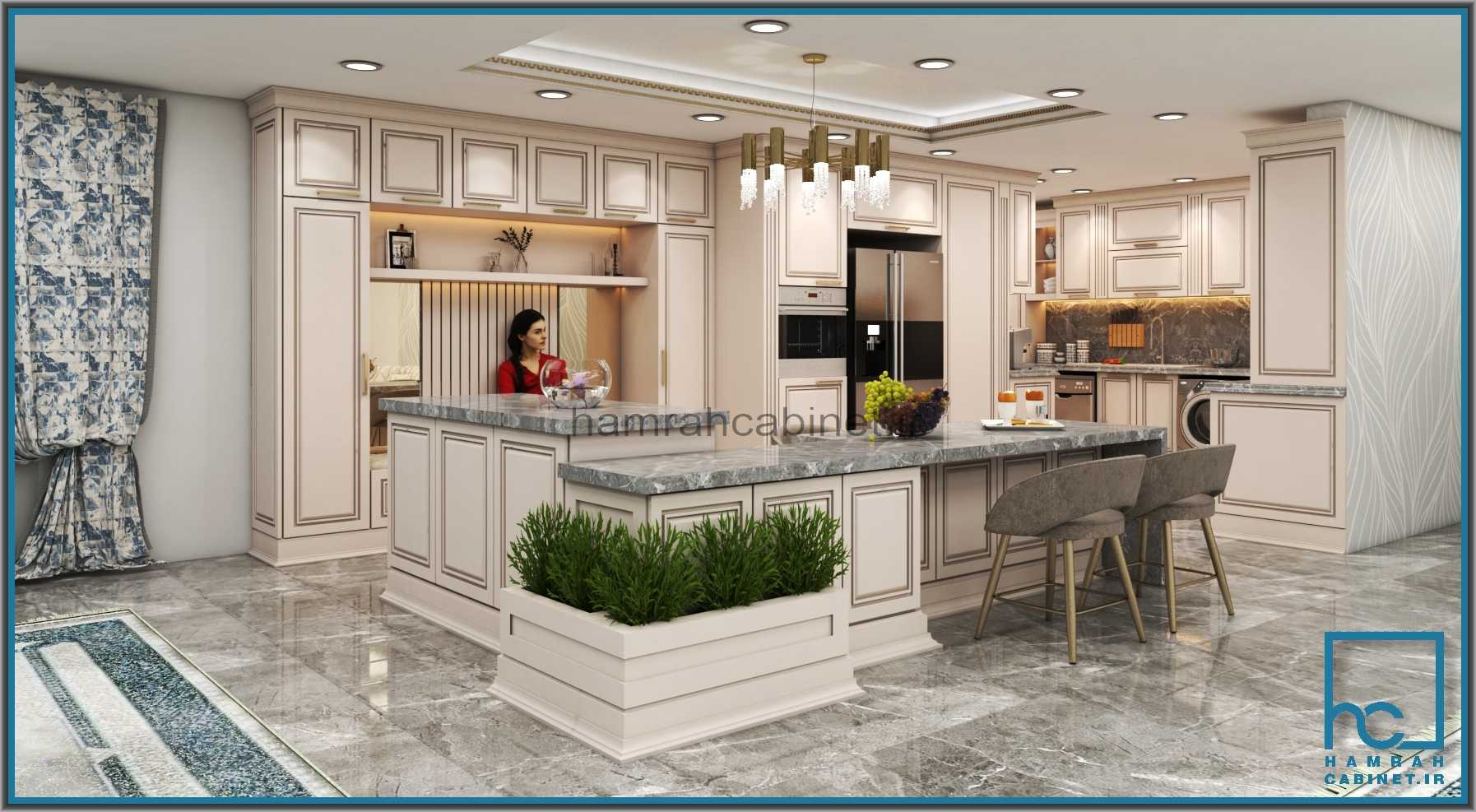 کابینت کلاسیک رنگخور 77